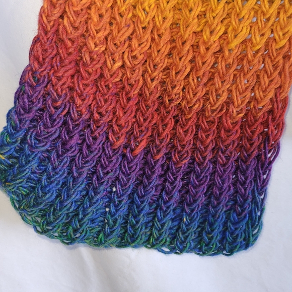 Multicolor Knit Scarf - Picture 6 of 12